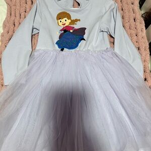 Charming Lavender Kids Dress with Princess Design